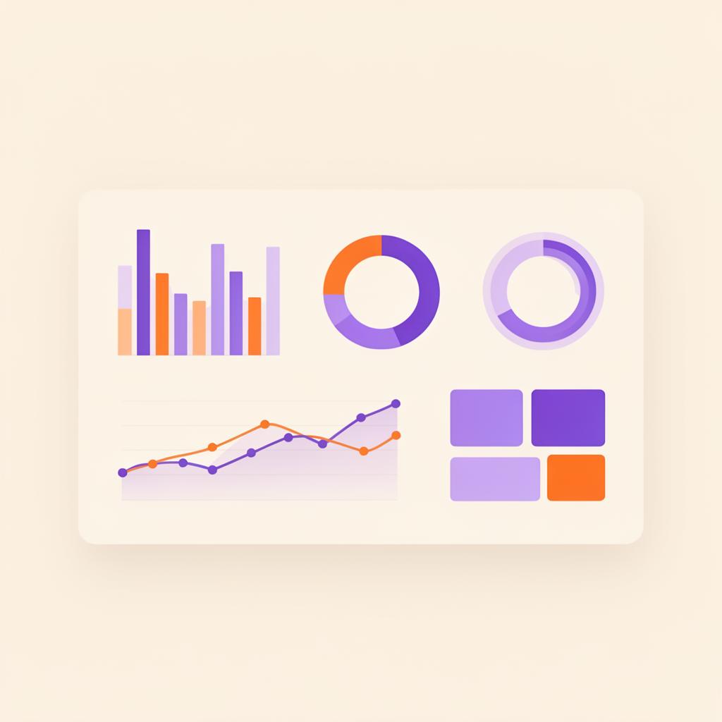Analytics dashboard with revenue metrics and performance charts