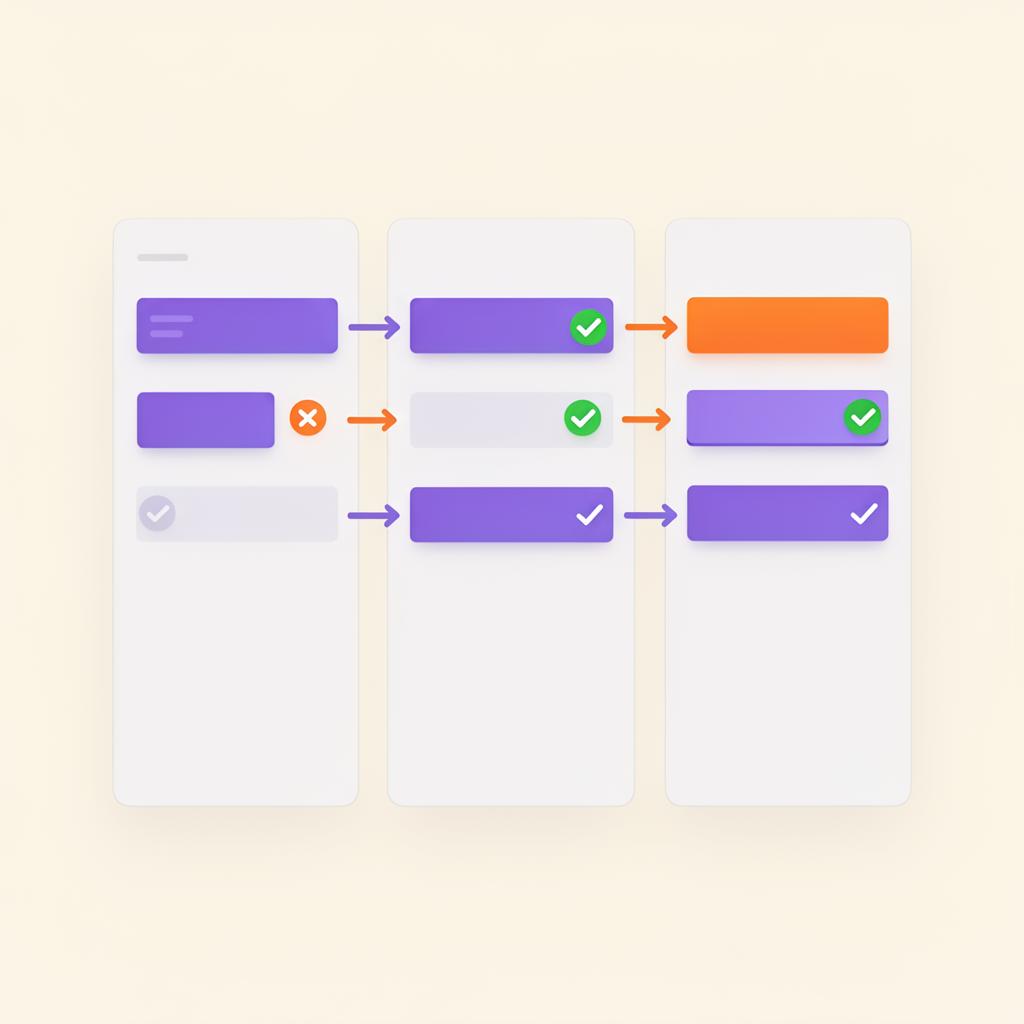 Workflow approval tool with task pipeline and status tracking